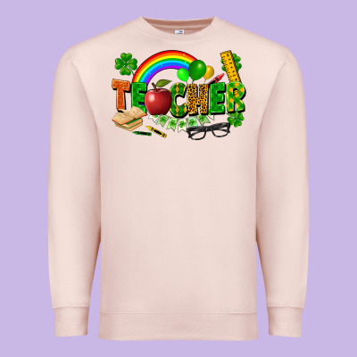 Teacher St Patrick Premium Sweatshirt Designed By Fadigitalartstudio