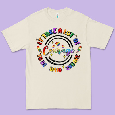 Gay Pride Premium Tee Designed By Maliassmallbusiness