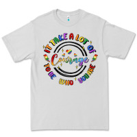 Dove Grey gay pride Premium Tee - MaliasSmallBusiness