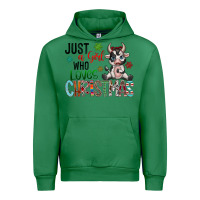 Emerald just a girl who loves christmas Urban Hoodie - CowhideDigitalArt