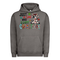 Pigment Tornado just a girl who loves christmas Urban Hoodie - CowhideDigitalArt