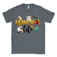 Charcoal Heather Principal Life Classic Tee - LillyAllenDesigns