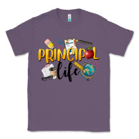 Lavender Principal Life Classic Tee - LillyAllenDesigns