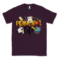 Plum Principal Life Classic Tee - LillyAllenDesigns
