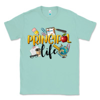 Seafoam Principal Life Classic Tee - LillyAllenDesigns