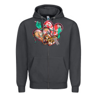 Smoke nurse hearts Zipper Hoodie - CowGirlArtShop