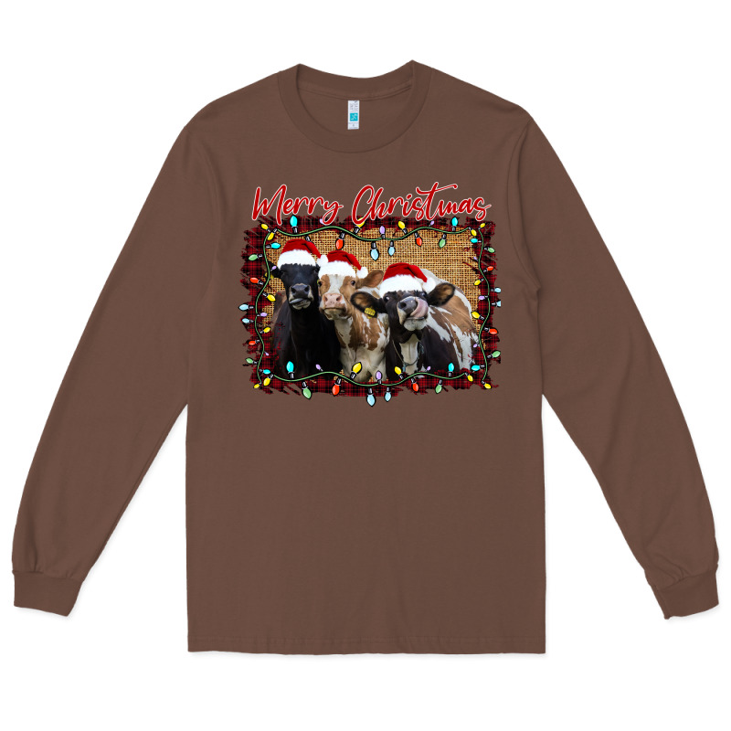 Merry Christmas Cows Long Sleeve Tee by Bettercallsaul | Teevron