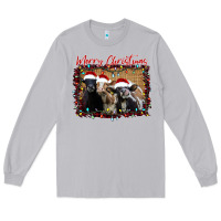 Moon Dust Merry Christmas Cows Long Sleeve Tee - Bettercallsaul