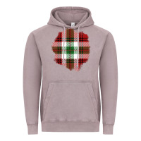 Vintage Zinc Christmas Tartan Patch Vintage Hoodie - BundleAndBundleShop