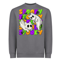 Spooky With Ghost Cats Heavyweight Sweatshirt | Teevron