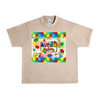 French Oak autism mom Urban Heavy Tee - LillyAllenDesigns