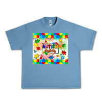Pebble Blue autism mom Urban Heavy Tee - LillyAllenDesigns