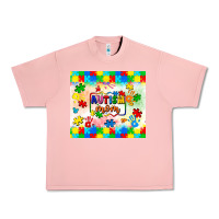 Salmon autism mom Urban Heavy Tee - LillyAllenDesigns