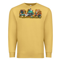 Antique Gold thanksgiving trucks bbs Premium Sweatshirt - BundleAndBundleShop