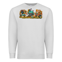 Dove Grey thanksgiving trucks bbs Premium Sweatshirt - BundleAndBundleShop