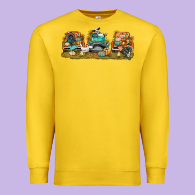 Thanksgiving Trucks Bbs Premium Sweatshirt Designed By Bundleandbundleshop