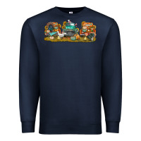 Navy thanksgiving trucks bbs Premium Sweatshirt - BundleAndBundleShop