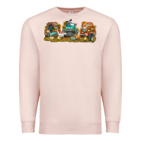 Pale Pink thanksgiving trucks bbs Premium Sweatshirt - BundleAndBundleShop