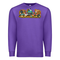 Purple thanksgiving trucks bbs Premium Sweatshirt - BundleAndBundleShop