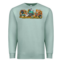 Seafoam thanksgiving trucks bbs Premium Sweatshirt - BundleAndBundleShop