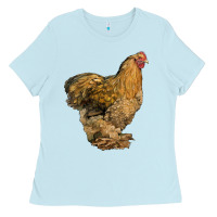 Baby Blue Cochin Chicken Ladies Tee - LillyAllenDesigns