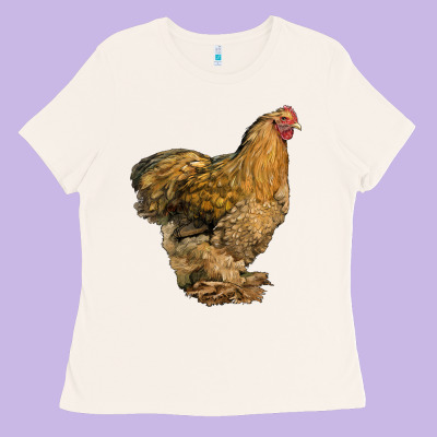 Cochin Chicken Ladies Tee Designed By Lillyallendesigns