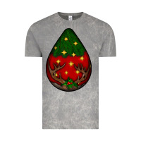 Cloud Rock Christmas  teardrop Vintage Tee - BundleAndBundleShop