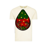 Vintage Arctic Christmas  teardrop Vintage Tee - BundleAndBundleShop