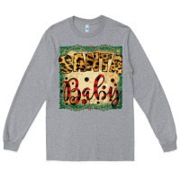 Heather Grey Santa Baby Long Sleeve Tee - Bettercallsaul