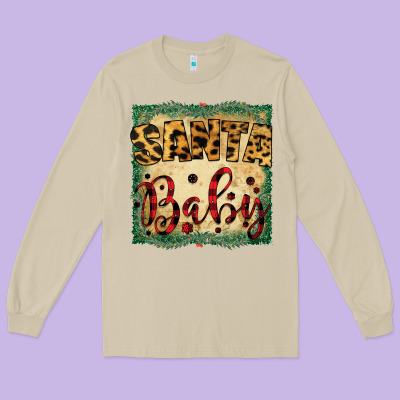 Santa Baby Long Sleeve Tee Designed By Bettercallsaul