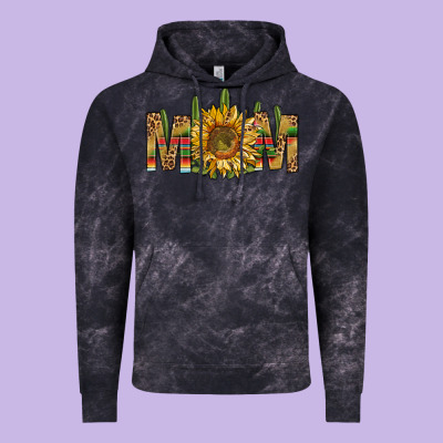 Western Mom With Sunflower Vintage Hoodie Designed By Bundleandbundleshop