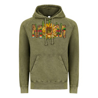 Vintage Olive Western Mom With Sunflower Vintage Hoodie - BundleAndBundleShop