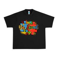 Black be kind autism Urban Heavy Tee - LillyAllenDesigns