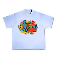 Grape Ice be kind autism Urban Heavy Tee - LillyAllenDesigns