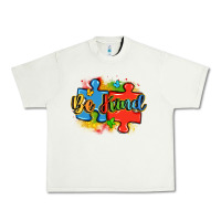 Pistachio be kind autism Urban Heavy Tee - LillyAllenDesigns