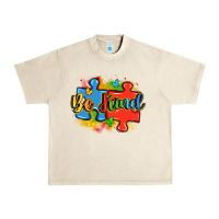 Sandshell be kind autism Urban Heavy Tee - LillyAllenDesigns
