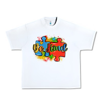White be kind autism Urban Heavy Tee - LillyAllenDesigns