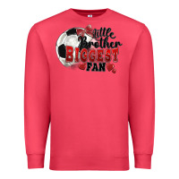 Cardinal little brother biggest fan soccer Premium Sweatshirt - FaDigitalArtStudio
