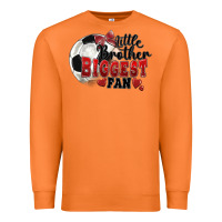 Carrot little brother biggest fan soccer Premium Sweatshirt - FaDigitalArtStudio