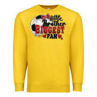 Lemon little brother biggest fan soccer Premium Sweatshirt - FaDigitalArtStudio