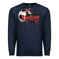 Navy little brother biggest fan soccer Premium Sweatshirt - FaDigitalArtStudio
