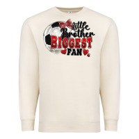 Sandshell little brother biggest fan soccer Premium Sweatshirt - FaDigitalArtStudio