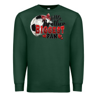 Sports Green little brother biggest fan soccer Premium Sweatshirt - FaDigitalArtStudio