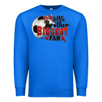 True Royal little brother biggest fan soccer Premium Sweatshirt - FaDigitalArtStudio