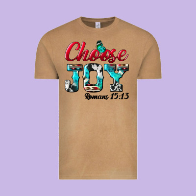 Choose Joy Vintage Tee Designed By Bundleandbundleshop