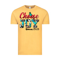 Vintage Mustard Choose Joy Vintage Tee - BundleAndBundleShop