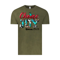 Vintage Olive Choose Joy Vintage Tee - BundleAndBundleShop