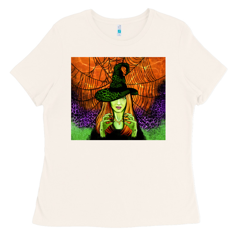 Halloween Witch Tumbler Ladies Tee by Jasminsmagicworld | Teevron
