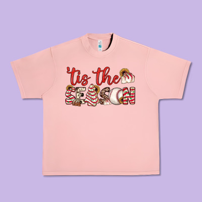 Tis The Season Baseball Little Debbie Tree Cakes Urban Heavy Tee Designed By Jahusdesignshop