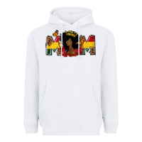 White Juneteenth mom Mother's Day Heavyweight Hoodie - FaDigitalArtStudio